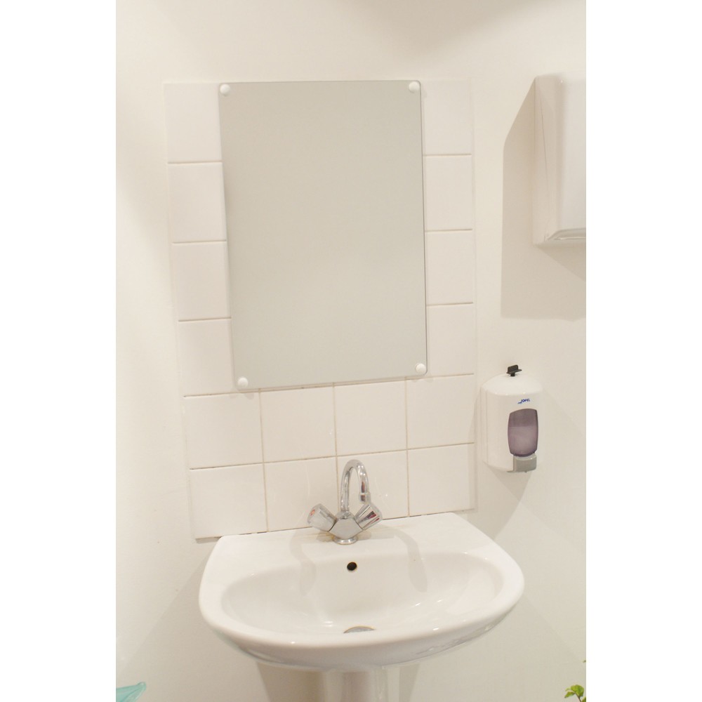 Vialux® Flachspiegel, Acrylglas (PMMA), HxB 800 x 600 mm, ohne Rahmen