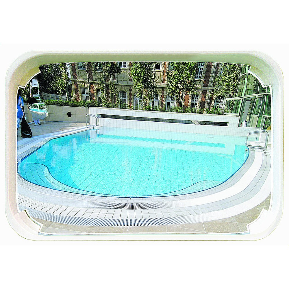 Vialux® AQUAMIR® Schwimmbadspiegel, P.A.S.®, HxB 800 x 1.000 mm, für Aussenbereich