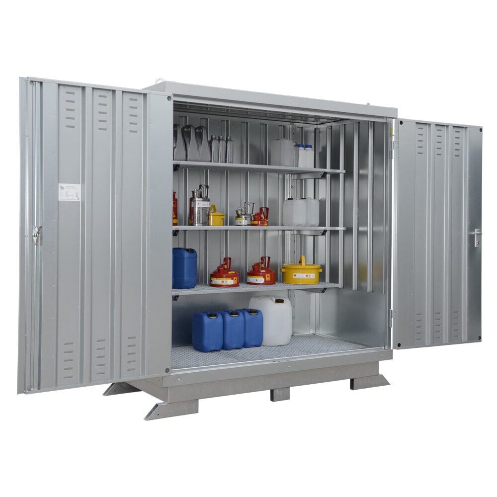 LaCont Sicherheitslagerhaus SLH 1 x 2, HxBxT 2385 x 2075 x 1075 mm, verzinkt