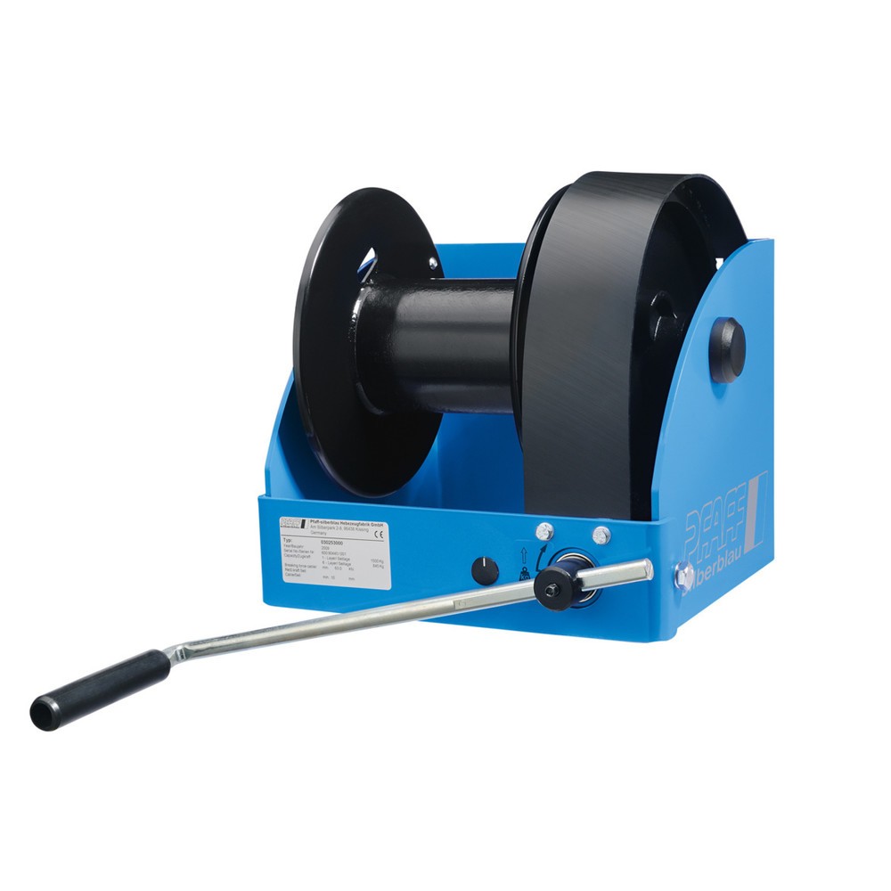 Pfaff Wandseilwinde mit Schneckengetriebe SW-W-SGO-S, Tragfähigkeit 92-250 kg