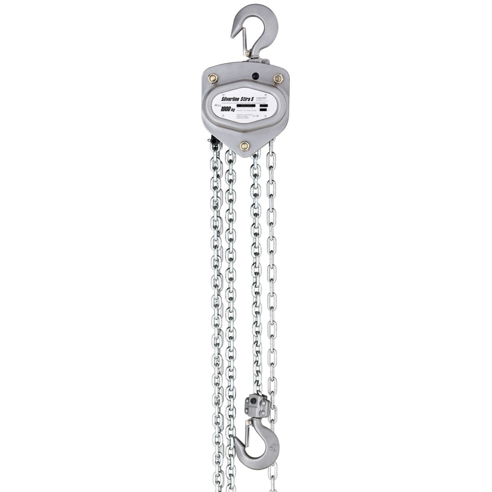 Yale® Handkettenzug Silverline Stira S 500, Tragfähigkeit 500 kg, Hub 6 m