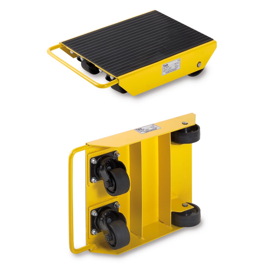 Yale® Transportroller LFL-1-2, Tragkraft 1.000 kg, mit 2 Lenkrollen