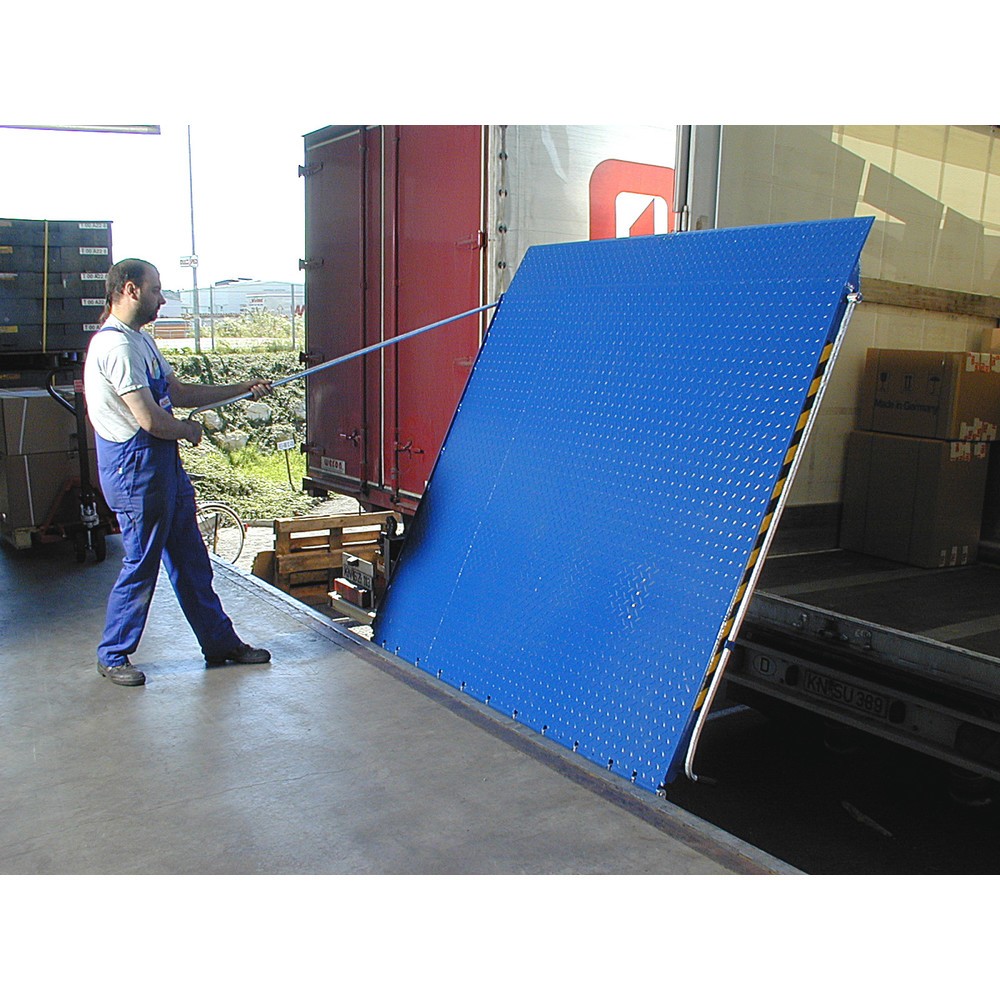 Altec Verladebrücke FBS, stationär und federmechanisch, Stahl lackiert, BxL 1.500 x 1.500 mm
