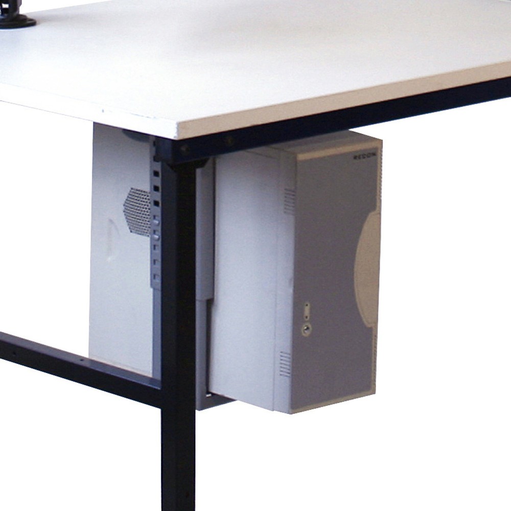 PC Halter für Packtische Classic und Multiplex, Untertischmontage