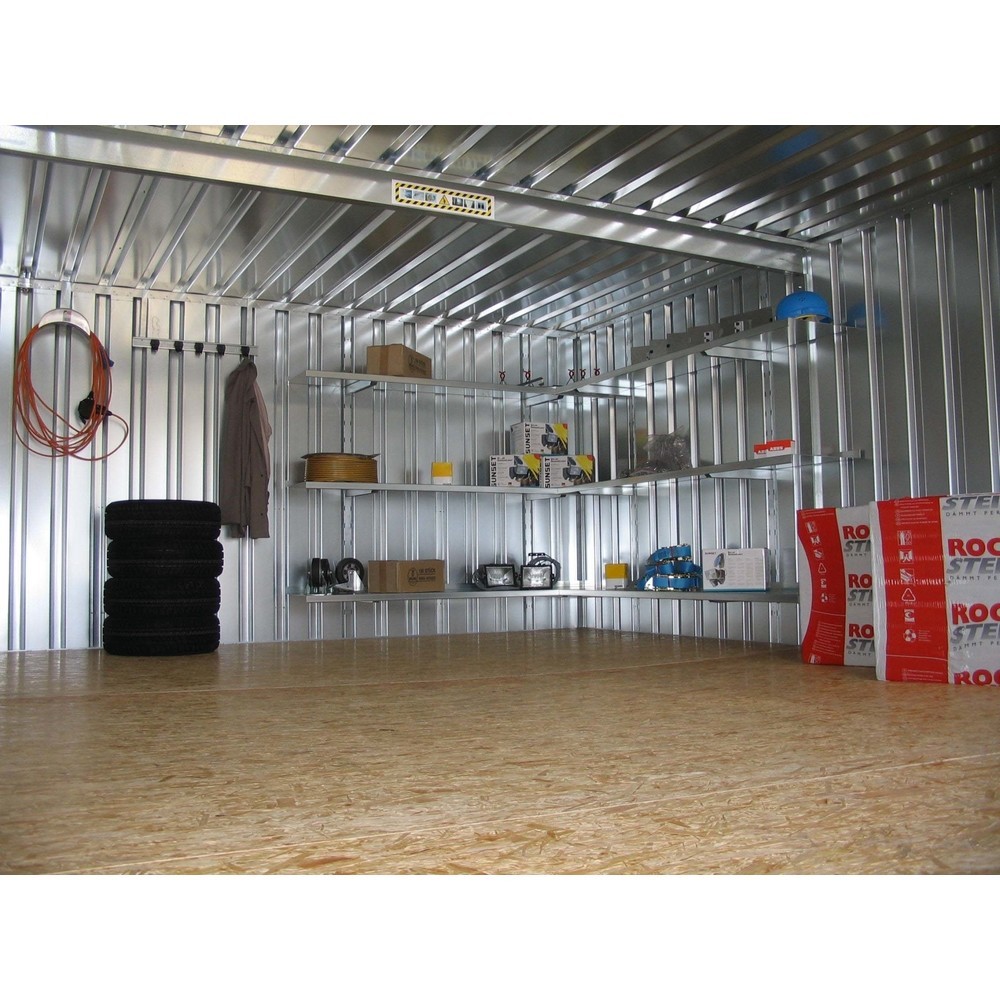 Regalsystem für Lagercontainer, BxT 2.000 x 420 mm