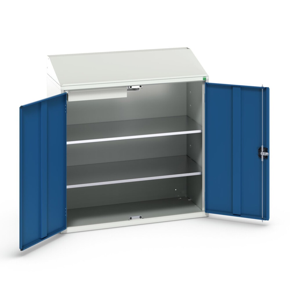 bott verso Economy Pult, mit 2 Fachböden und 1 Schublade, BxTxH: 1050 x 550 x 1130 mm