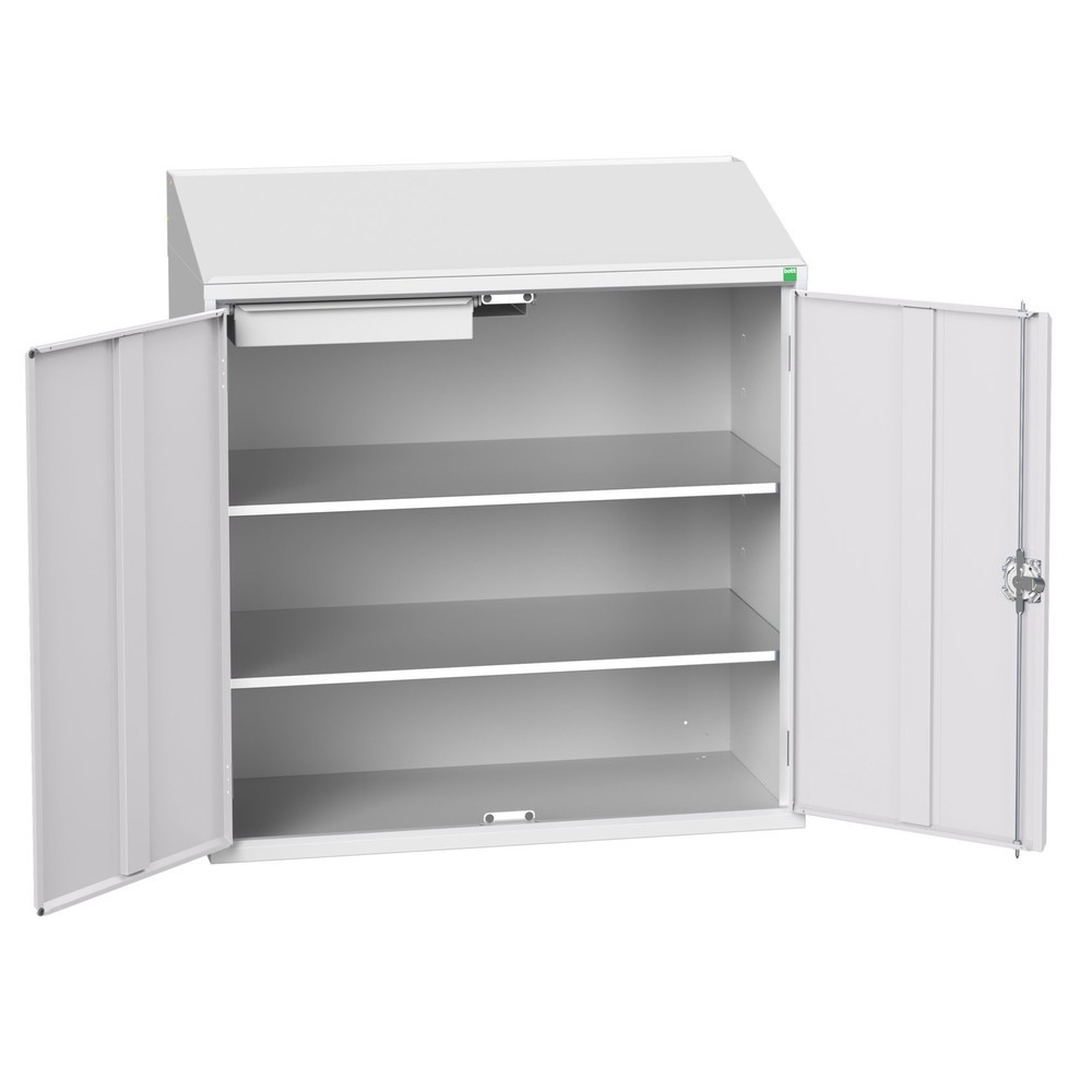 bott verso Economy Pult, mit 2 Fachböden und 1 Schublade, BxTxH: 1050 x 550 x 1130 mm