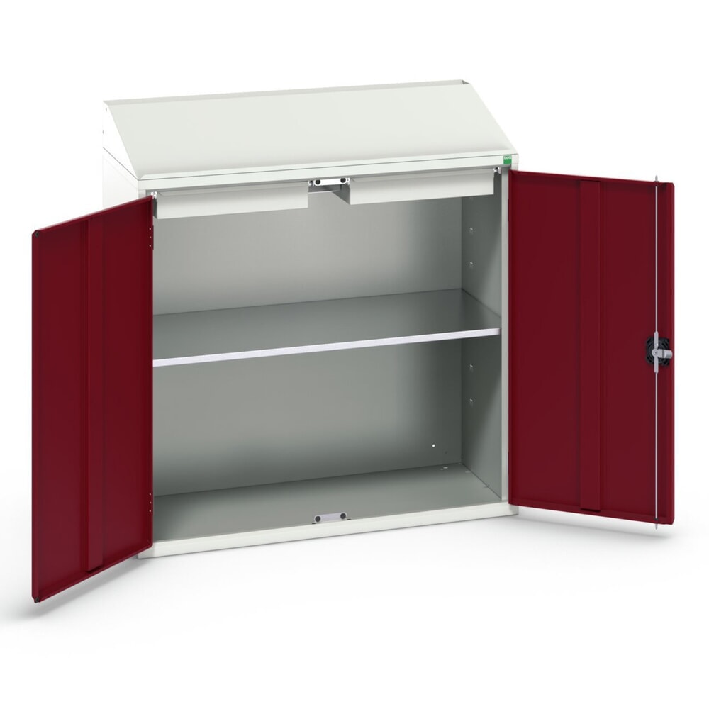 bott verso Economy Pult, mit 1 Fachboden und 2 Schubladen, BxTxH: 1050 x 550 x 1130 mm