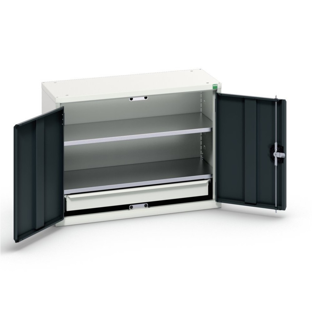 bott verso Economy Schrank, mit 2 Fachböden und 1 Schublade, BxTxH: 800 x 350 x 600 mm