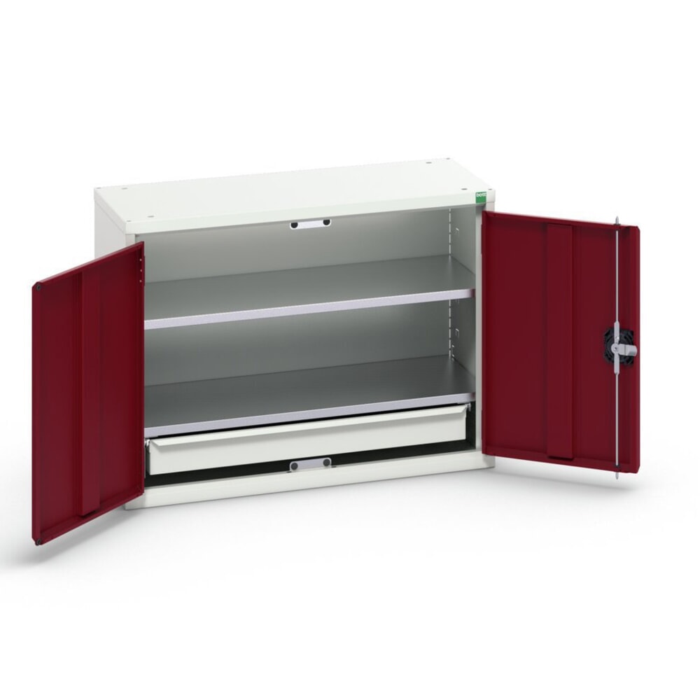 bott verso Economy Schrank, mit 2 Fachböden und 1 Schublade, BxTxH: 800 x 350 x 600 mm