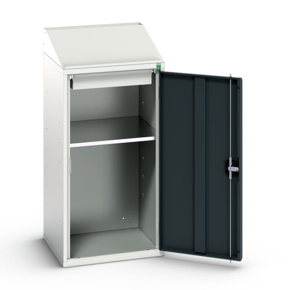 bott verso Economy Pult, mit 1 Fachboden, 1 Schublade, BxTxH: 525 x 550 x 1130 mm