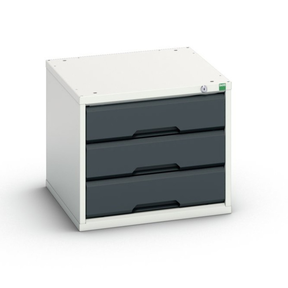 bott verso Schubladenschrank, mit 3 Schubladen, BxTxH: 525 x 550 x 450 mm