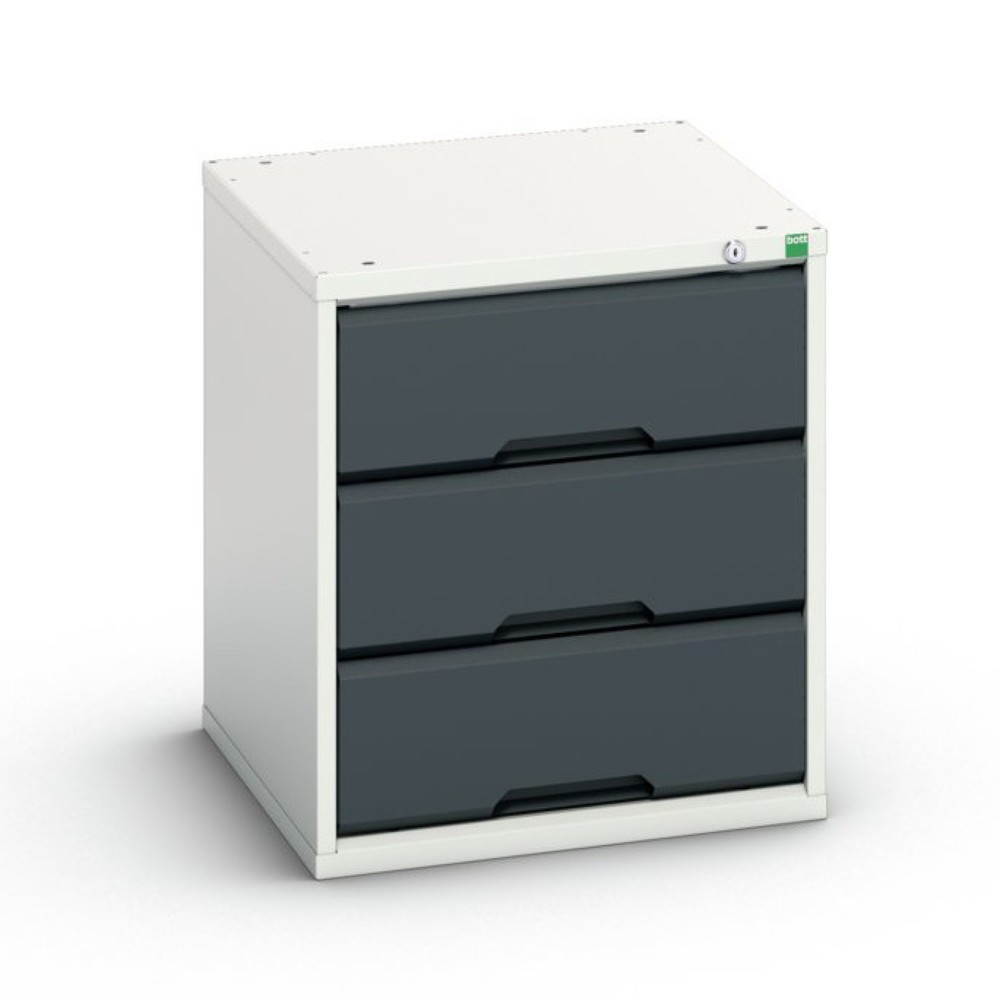 bott verso Schubladenschrank, mit 3 Schubladen, BxTxH: 525 x 550 x 600 mm