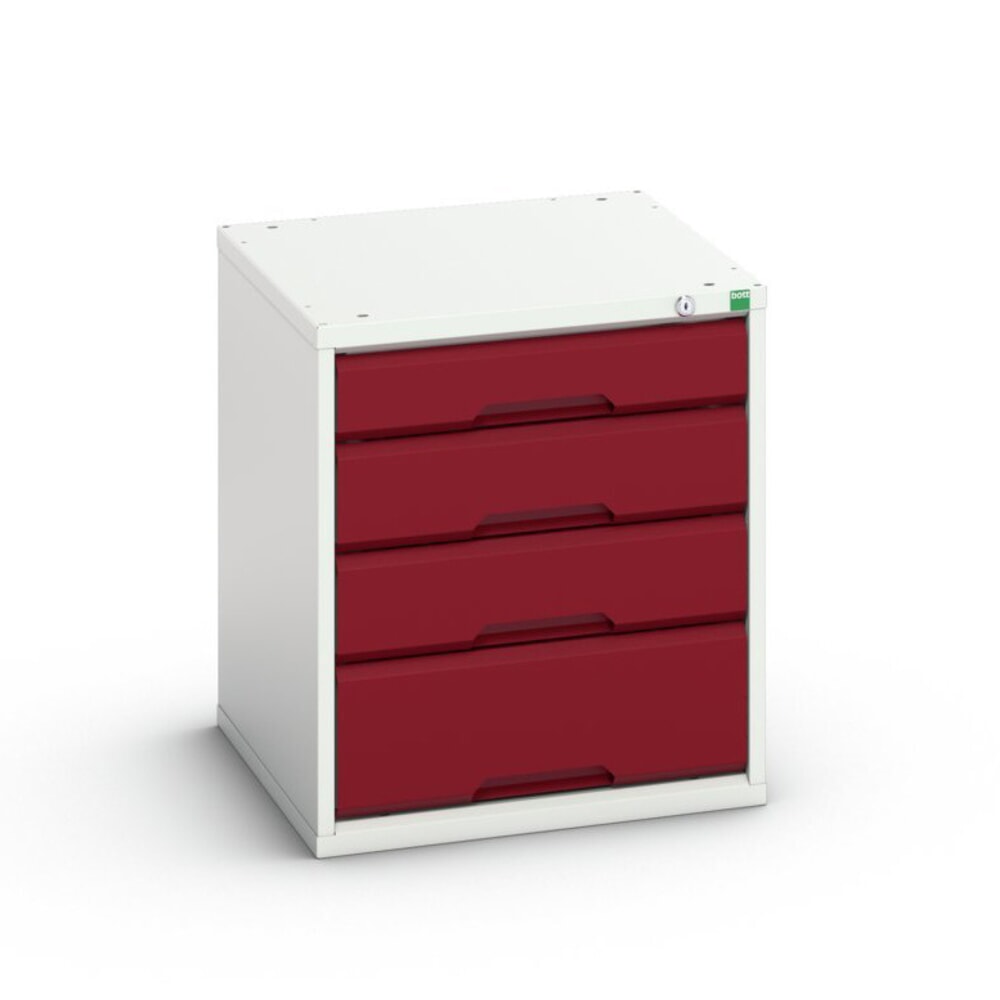 bott verso Schubladenschrank, mit 4 Schubladen, BxTxH: 525 x 550 x 600 mm