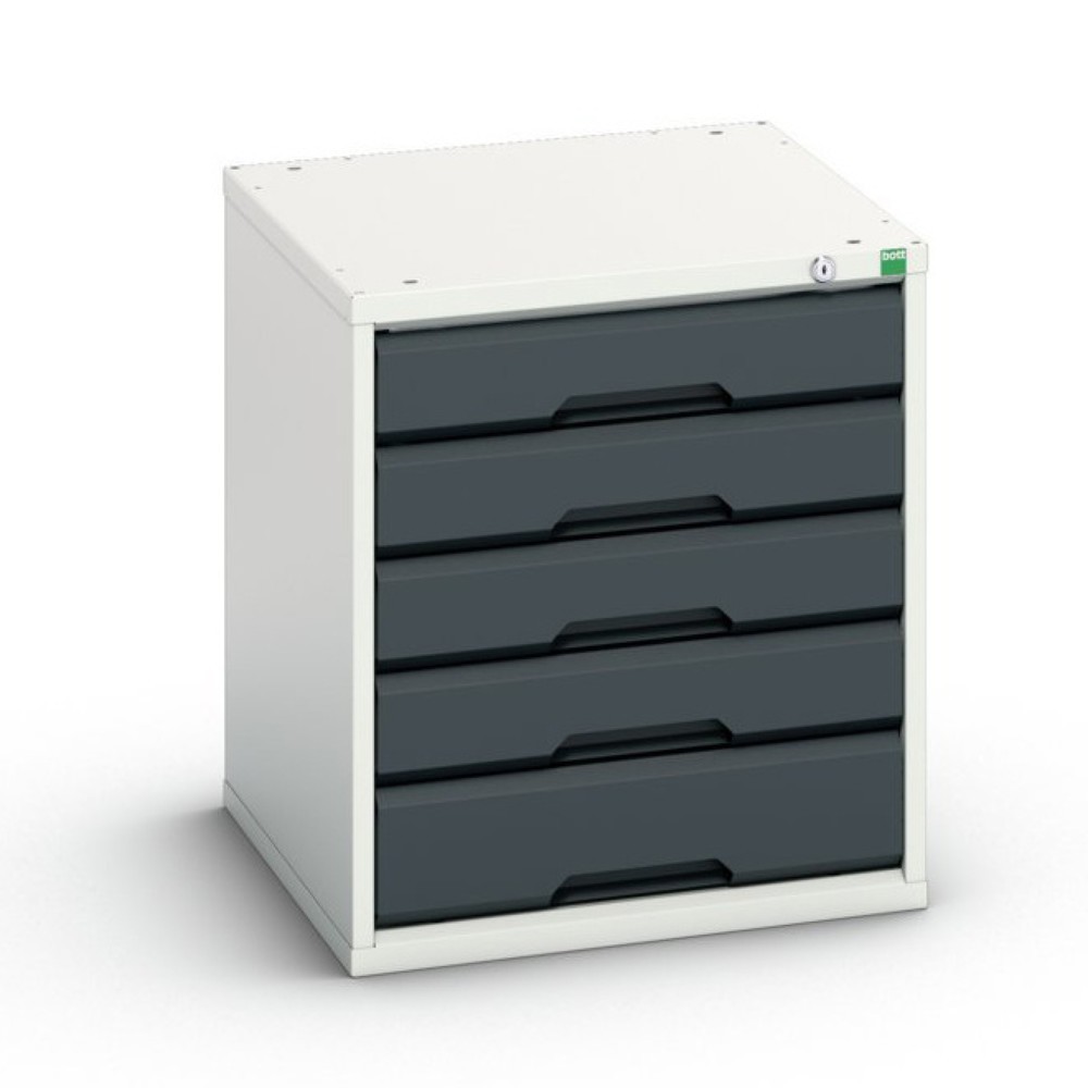 bott verso Schubladenschrank, mit 5 Schubladen, BxTxH: 525 x 550 x 600 mm