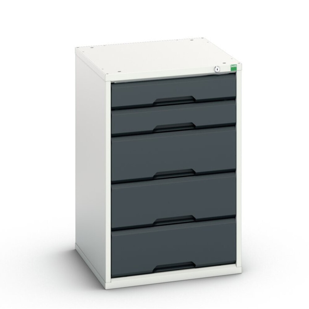 bott verso Schubladenschrank, mit 5 Schubladen, BxTxH: 525 x 550 x 800 mm