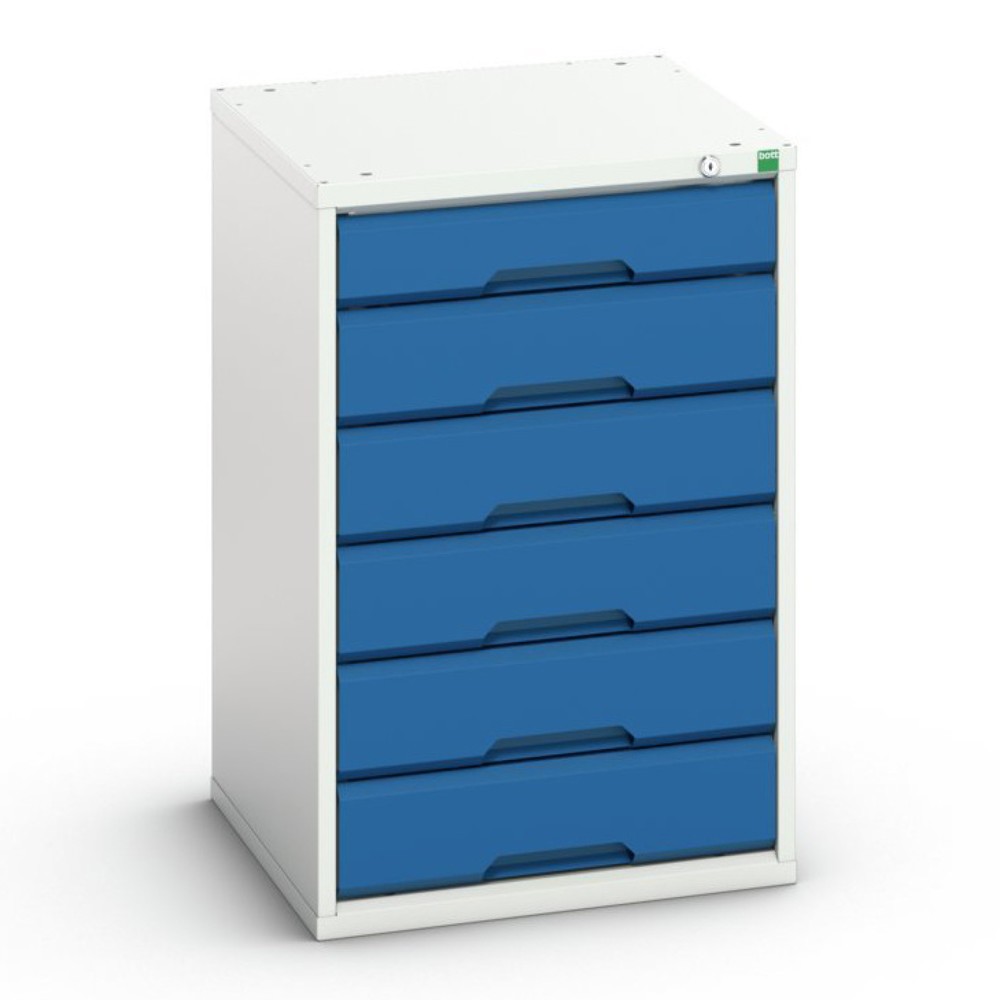 bott verso Schubladenschrank, mit 6 Schubladen, BxTxH: 525 x 550 x 800 mm