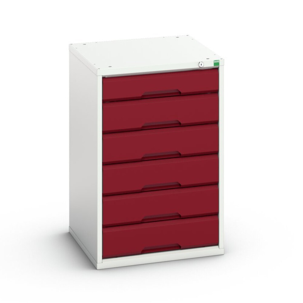 bott verso Schubladenschrank, mit 6 Schubladen, BxTxH: 525 x 550 x 800 mm