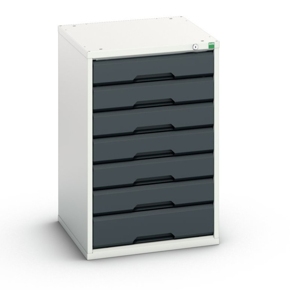 bott verso Schubladenschrank, mit 7 Schubladen, BxTxH: 525 x 550 x 800 mm