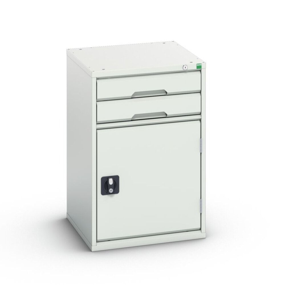 bott verso Schubladenschrank mit Flügeltür, mit 2 Schubladen und Fachboden, BxTxH: 525 x 550 x 800 mm