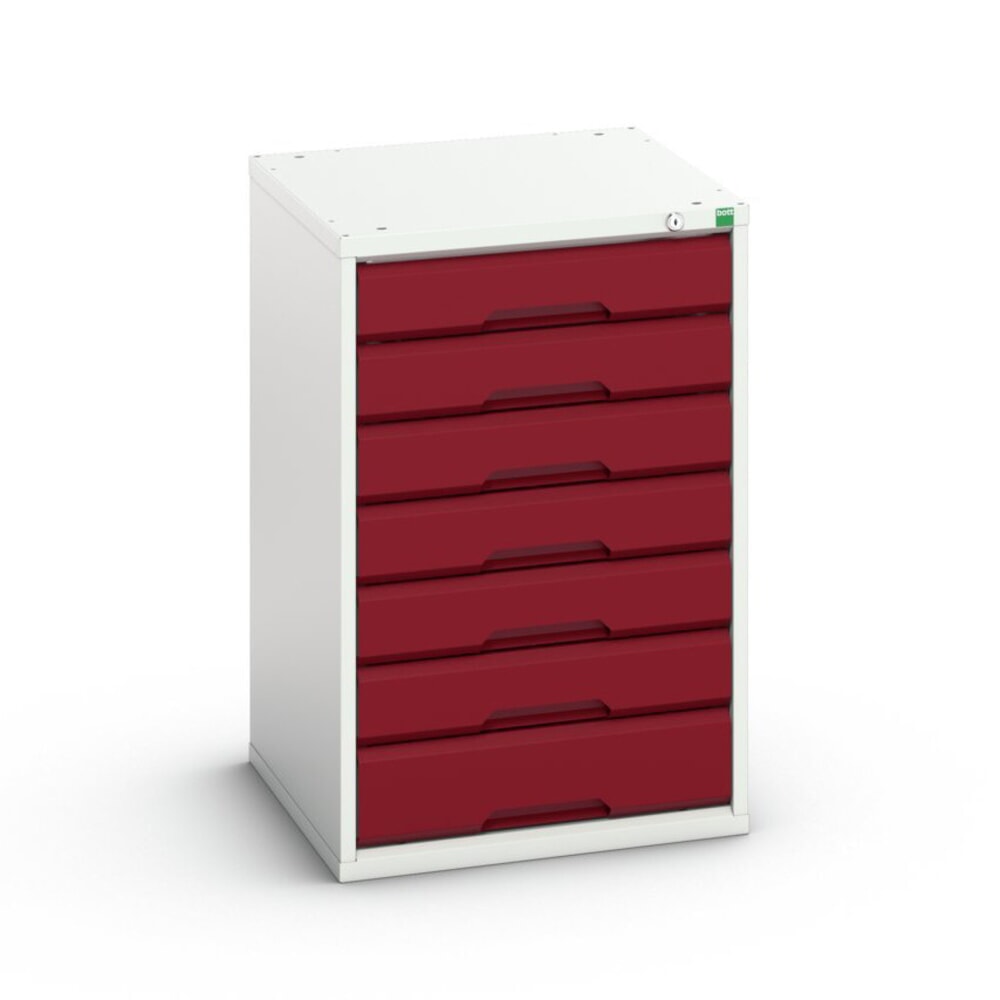bott verso Schubladenschrank, mit 7 Schubladen, BxTxH: 525 x 550 x 800 mm