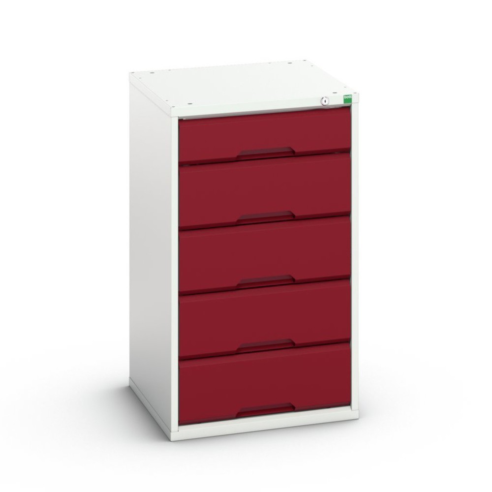 bott verso Schubladenschrank, mit 5 Schubladen, BxTxH: 525 x 550 x 900 mm