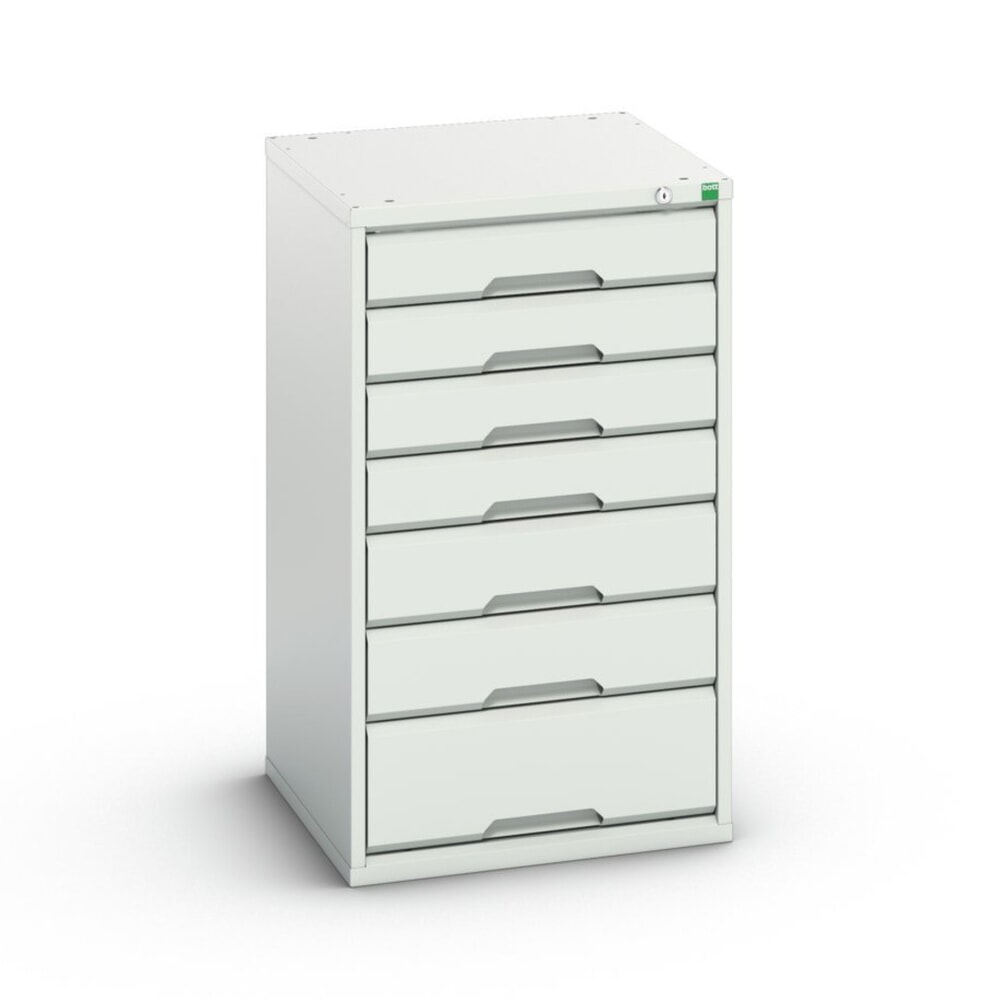 bott verso Schubladenschrank, mit 7 Schubladen, BxTxH: 525 x 550 x 900 mm
