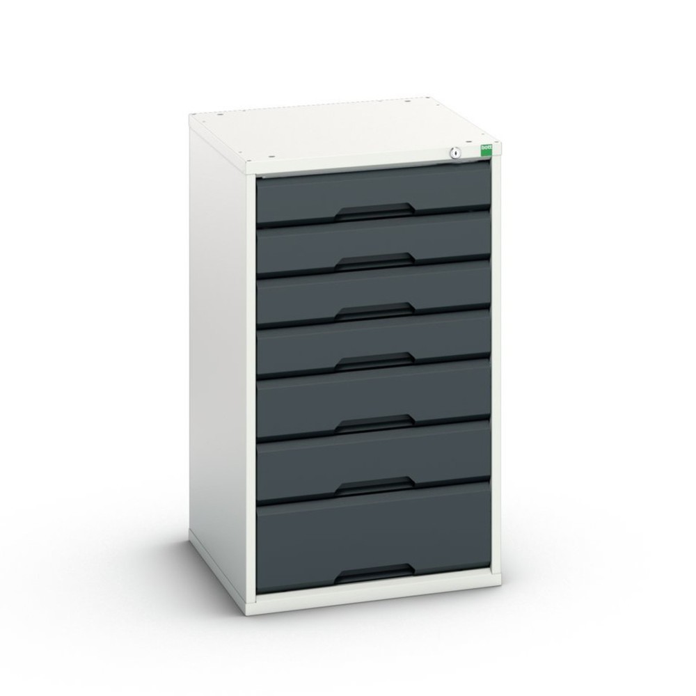 bott verso Schubladenschrank, mit 7 Schubladen, BxTxH: 525 x 550 x 900 mm