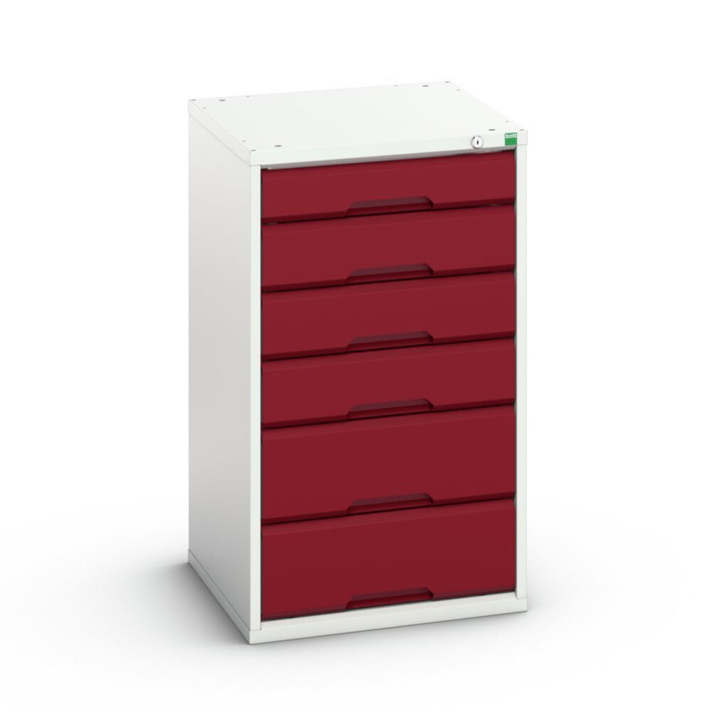 bott verso Schubladenschrank, mit 6 Schubladen, BxTxH: 525 x 550 x 900 mm