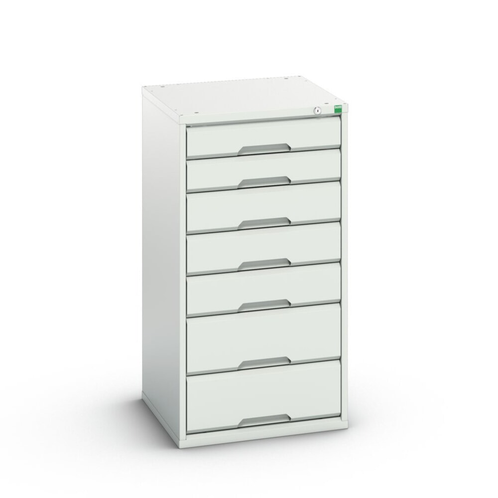 bott verso Schubladenschrank, mit 7 Schubladen, BxTxH: 525 x 550 x 1000 mm