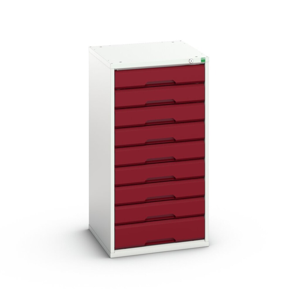 bott verso Schubladenschrank, mit 9 Schubladen, BxTxH: 525 x 550 x 1000 mm