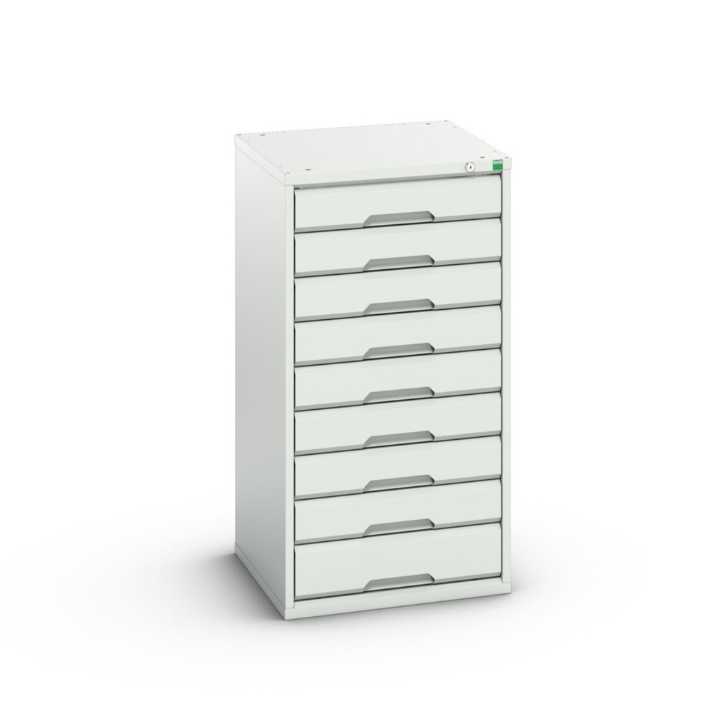 bott verso Schubladenschrank, mit 9 Schubladen, BxTxH: 525 x 550 x 1000 mm