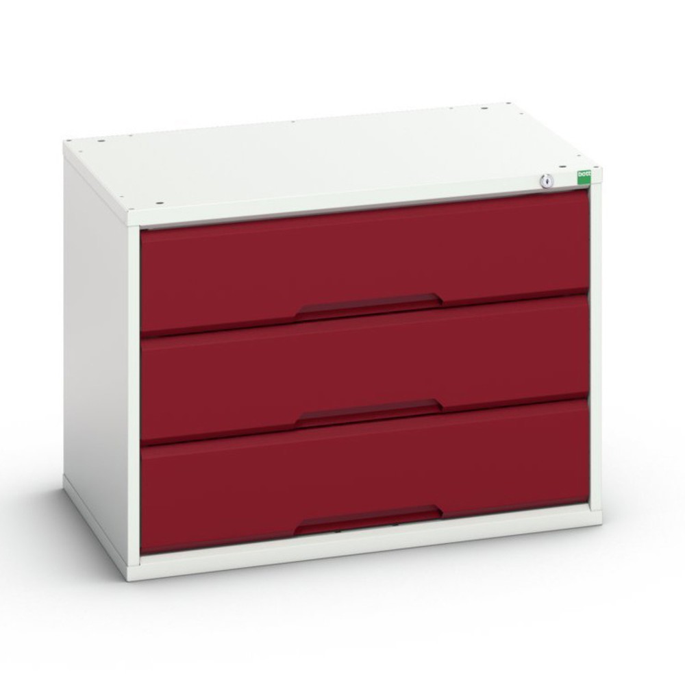 bott verso Schubladenschrank, mit 3 Schubladen, BxTxH: 800 x 550 x 600 mm