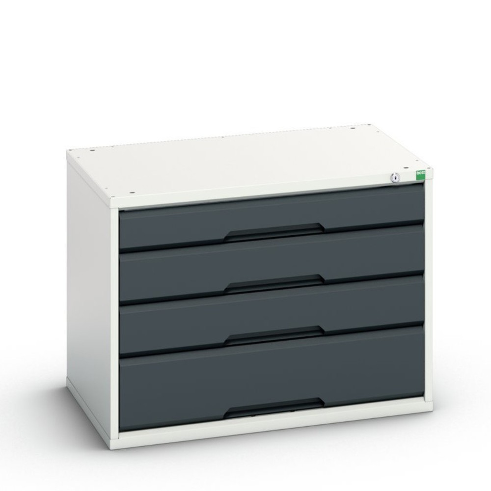 bott verso Schubladenschrank, mit 4 Schubladen, BxTxH: 800 x 550 x 600 mm
