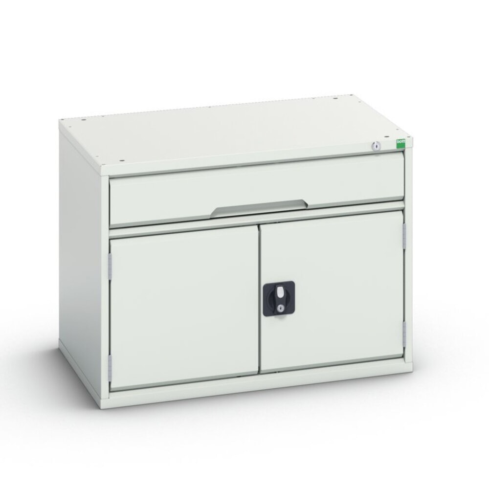 bott verso Schubladenschrank mit Flügeltür, mit 1 Schublade und Fachboden, BxTxH: 800 x 550 x 600 mm