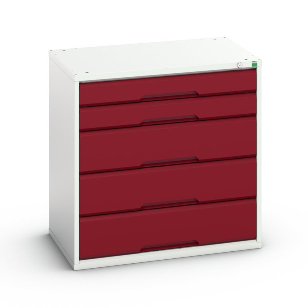 bott verso Schubladenschrank, mit 5 Schublade, BxTxH: 800 x 550 x 800 mm