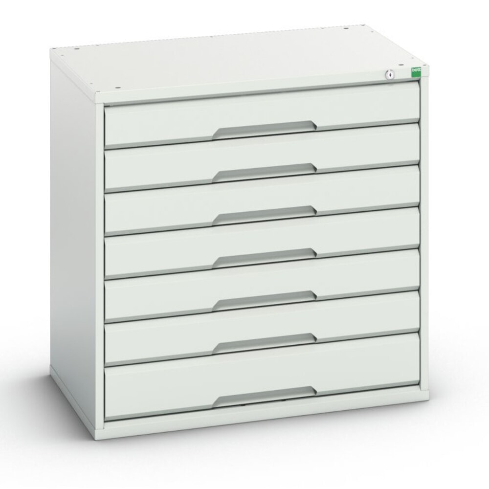 bott verso Schubladenschrank, mit 7 Schubladen, BxTxH: 800 x 550 x 800 mm