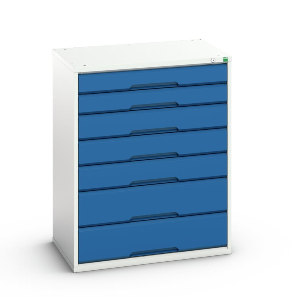 bott verso Schubladenschrank, mit 7 Schubladen, BxTxH: 800 x 550 x 1000 mm