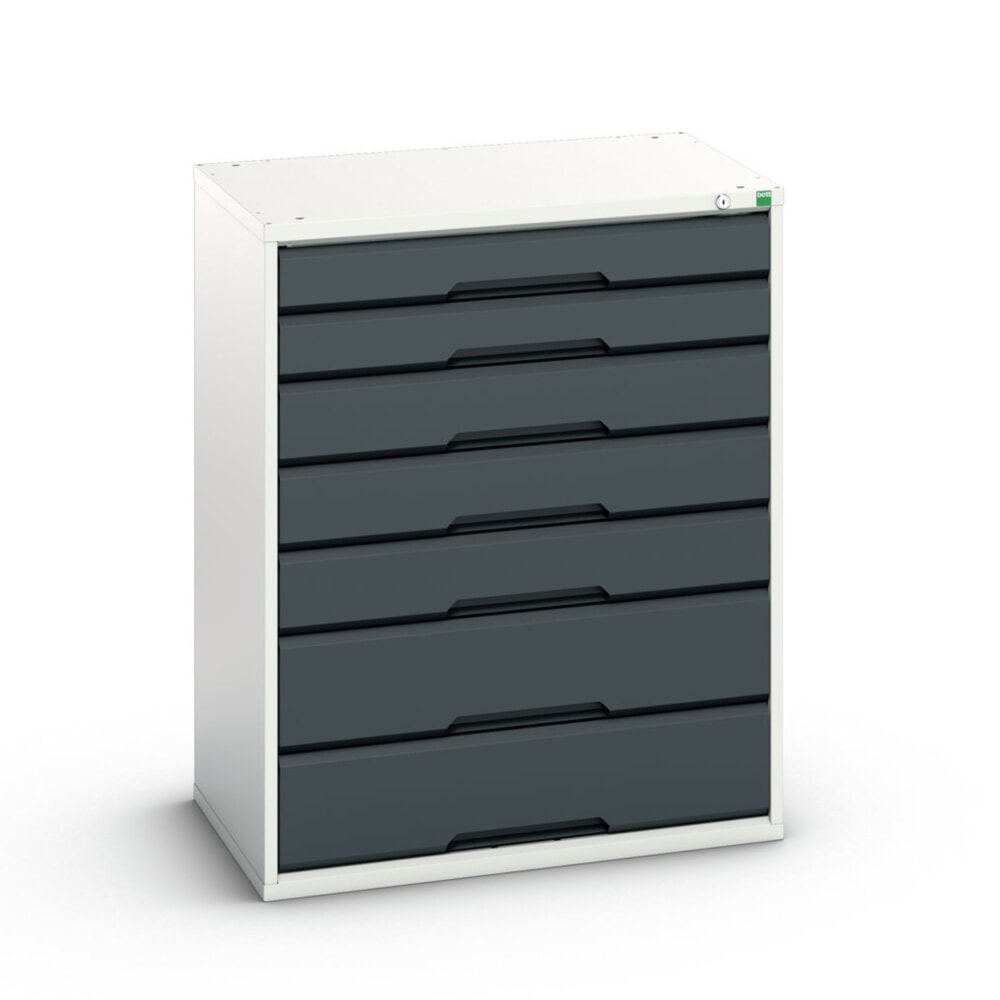 bott verso Schubladenschrank, mit 7 Schubladen, BxTxH: 800 x 550 x 1000 mm