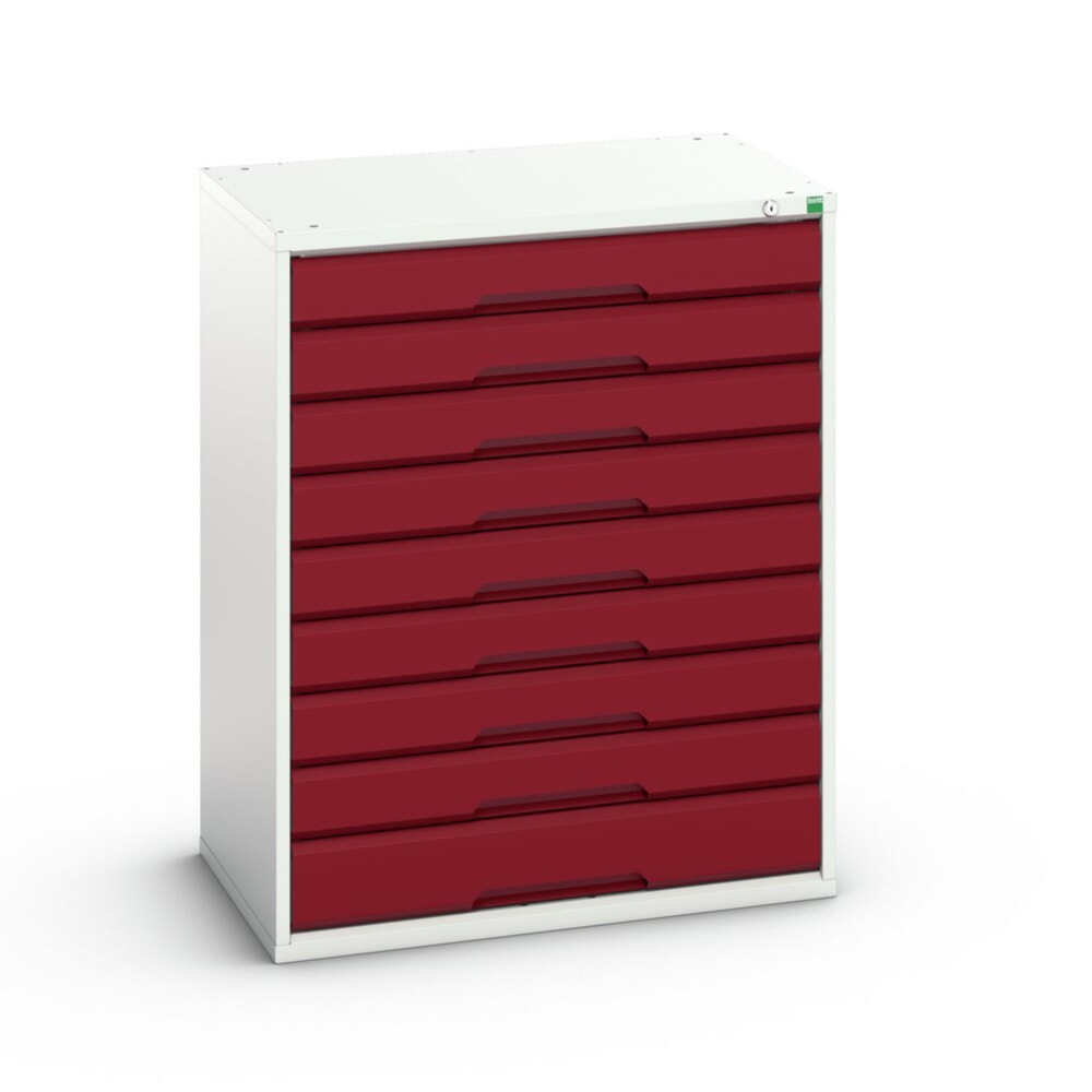 bott verso Schubladenschrank, mit 9 Schubladen, BxTxH: 800 x 550 x 1000 mm