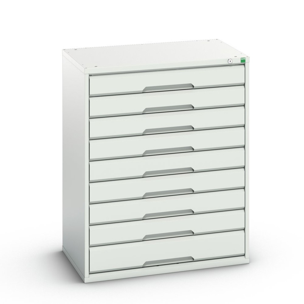 bott verso Schubladenschrank, mit 9 Schubladen, BxTxH: 800 x 550 x 1000 mm