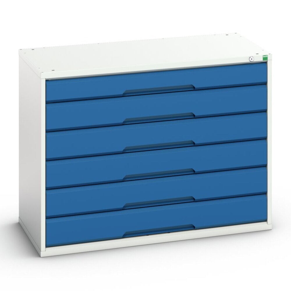 bott verso Schubladenschrank, mit 6 Schubladen, BxTxH: 1050 x 550 x 800 mm
