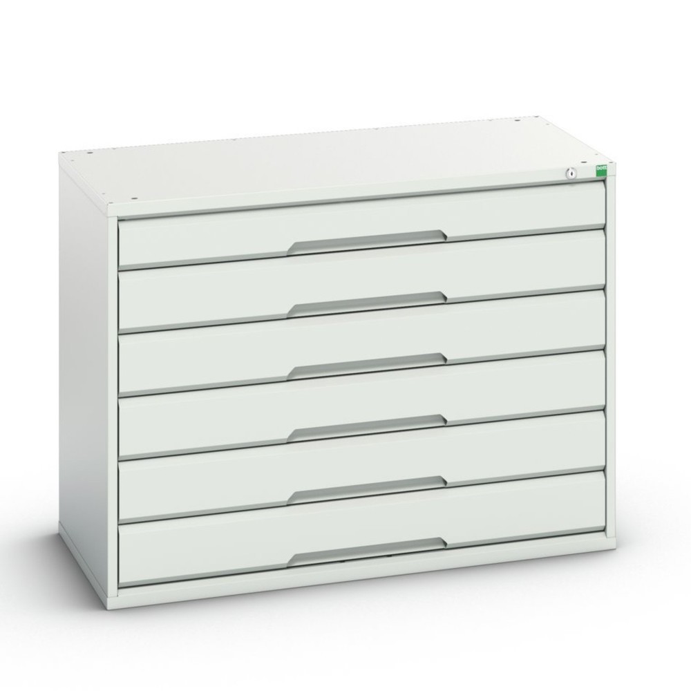 bott verso Schubladenschrank, mit 6 Schubladen, BxTxH: 1050 x 550 x 800 mm