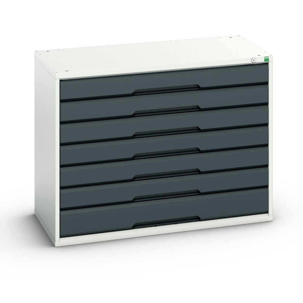 bott verso Schubladenschrank, mit 7 Schubladen, BxTxH: 1050 x 550 x 800 mm