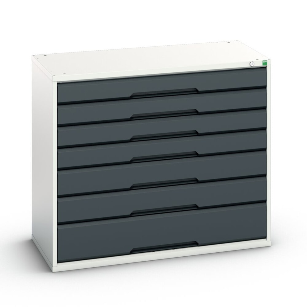 bott verso Schubladenschrank, mit 7 Schubladen, BxTxH: 1050 x 550 x 900 mm