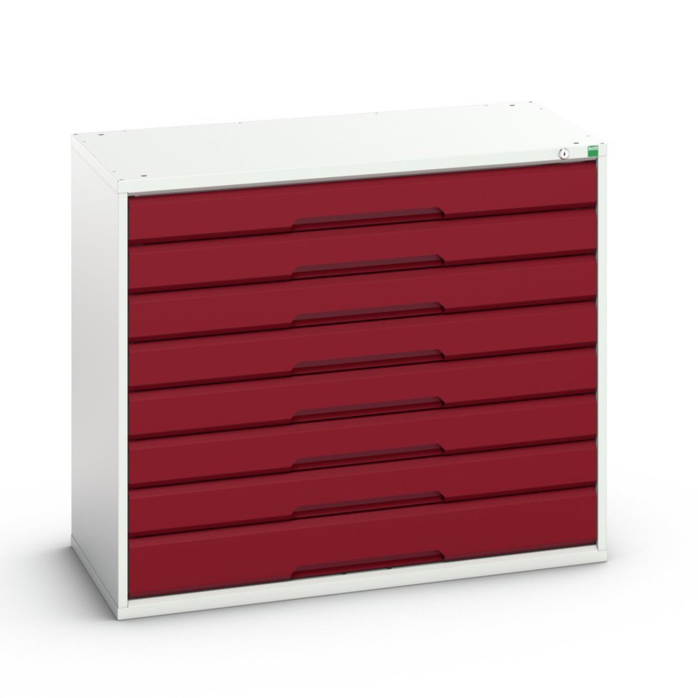 bott verso Schubladenschrank, mit 8 Schubladen, BxTxH: 1050 x 550 x 900 mm