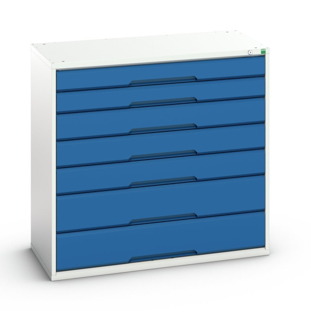 bott verso Schubladenschrank, mit 7 Schubladen, BxTxH: 1050 x 550 x 1000 mm