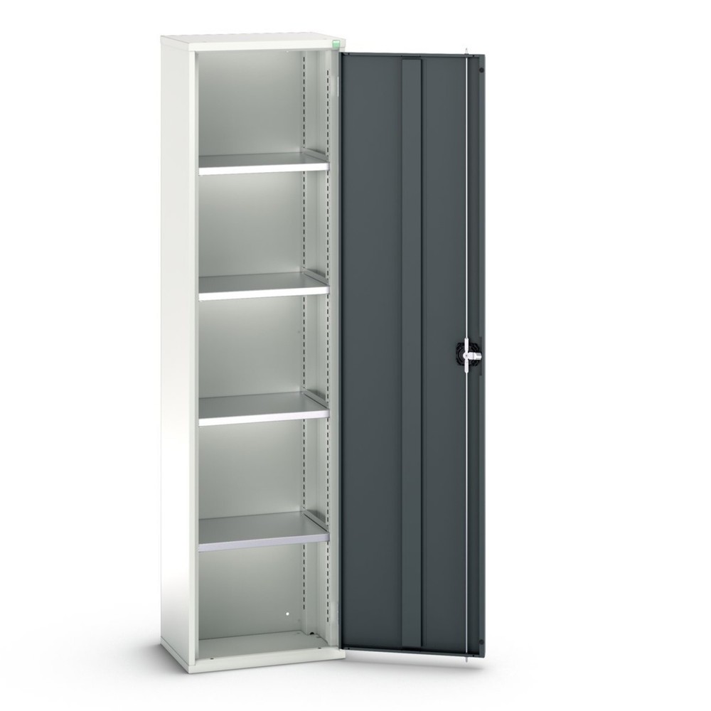 bott verso Flügeltürschrank, mit 4 Fachböden, BxTxH: 525 x 350 x 2000 mm