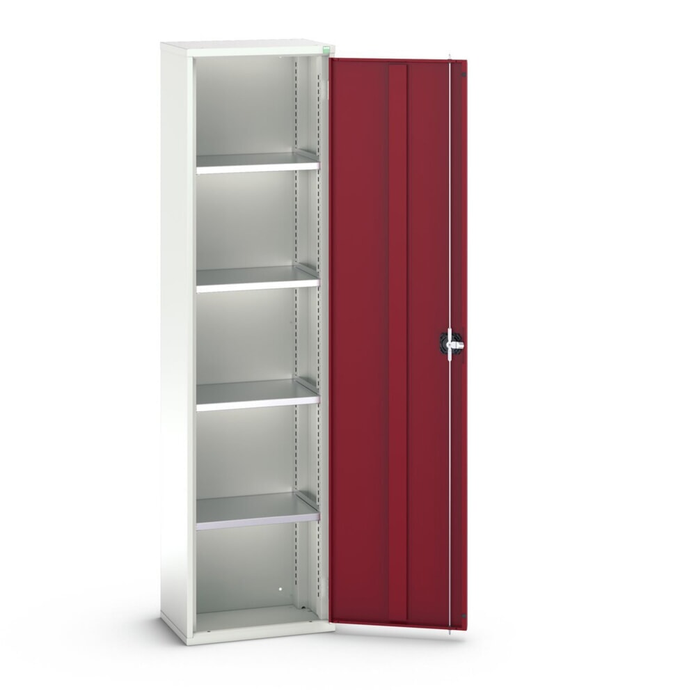 bott verso Flügeltürschrank, mit 4 Fachböden, BxTxH: 525 x 350 x 2000 mm