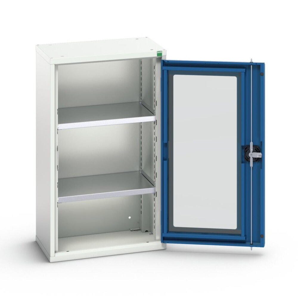 bott verso Beistellschrank mit Sichtfenster, mit 2 Fachböden, BxTxH: 525 x 350 x 900 mm